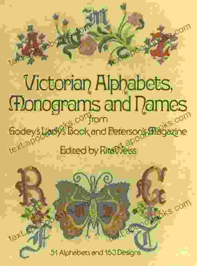 Victorian Alphabets, Monograms, And Names For Needleworkers Book Cover Victorian Alphabets Monograms And Names For Needleworkers: From Godey S Lady S (Dover Embroidery Needlepoint)