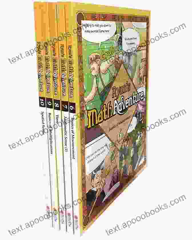 Volumes To 10 Measurement Arithmetic Sense Time Multiplication Spatial Sense Book Cover Ryan S Math 5 Volume Set: Volumes 6 To 10 Measurement Arithmetic Sense Time Multiplication Spatial Sense Common Core Math Comic Workbook Ages 6 11 Grade 1 5 Makes Kids Enjoy Math