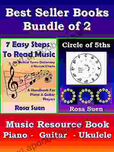 Music Theory Bundle of 2 7 Easy Steps to Read Music Circle of 5ths Music Resource Book: Music Resource for Piano Guitar Ukulele players