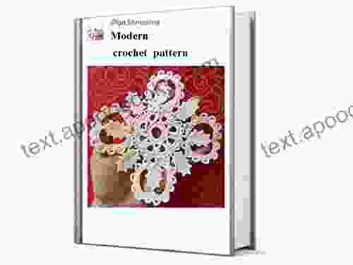 Modern crochet lace pattern openwork square (Modern Irish Crochet Lace Pattern)